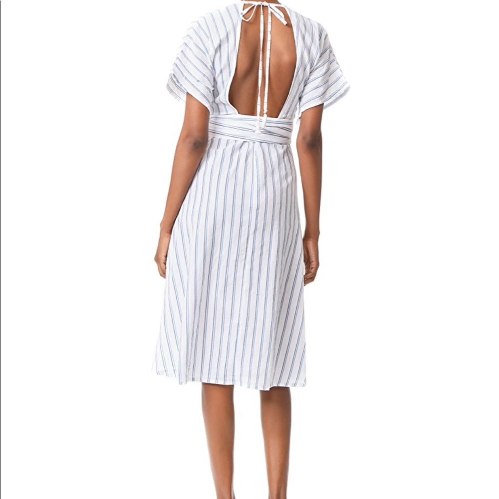 Faithfull The Brand - open back cotton dress